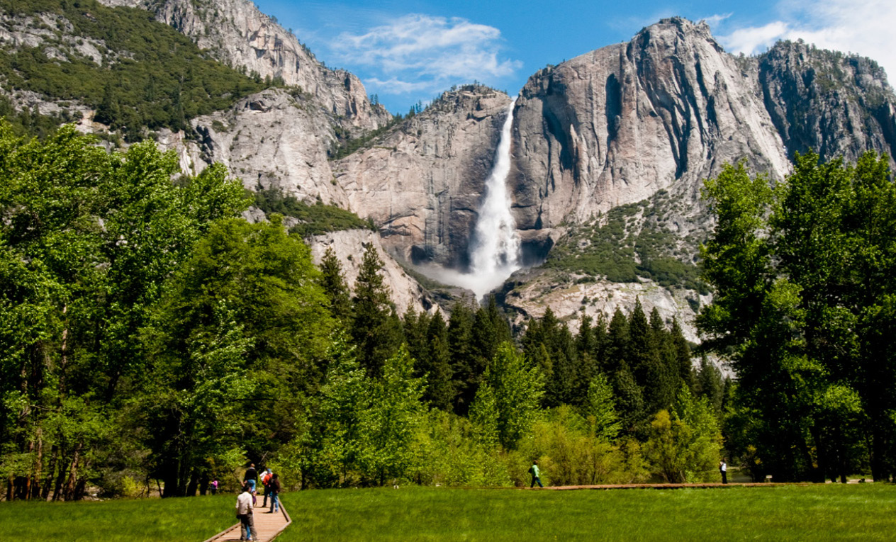 mammoth lakes california waterfall