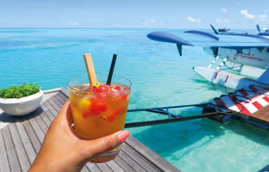 maldives seaplane cockatil