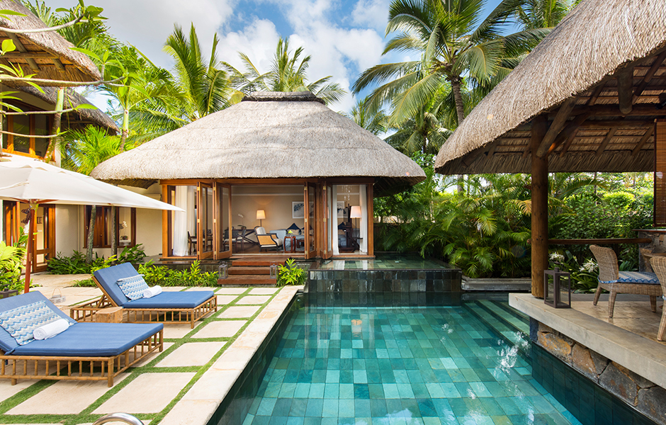 Mauritius constance belle mare plage villa suite
