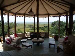 dining at the restaurant at Lamai Serengeti, Tanzania