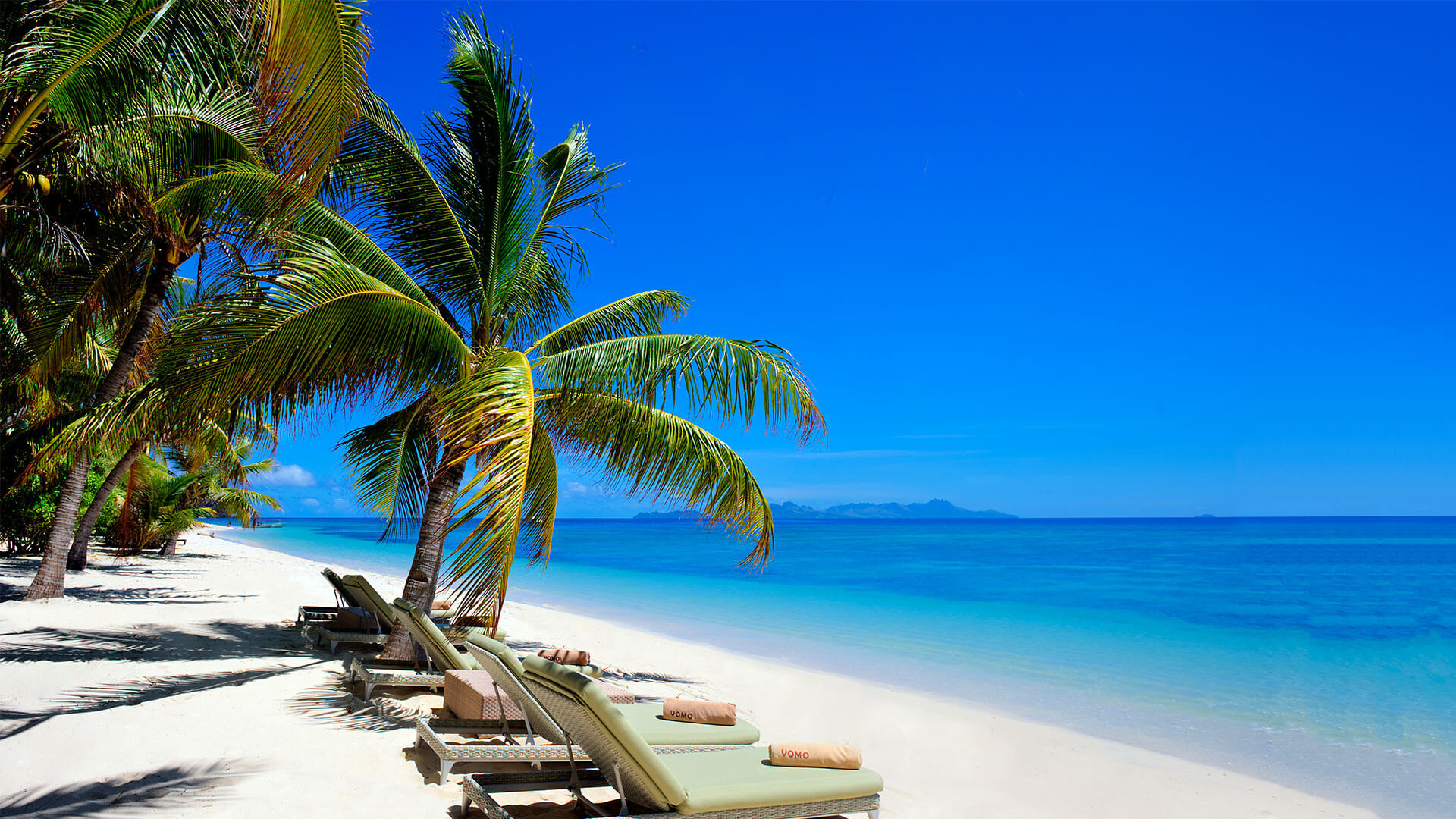 beautiful beach in fiji