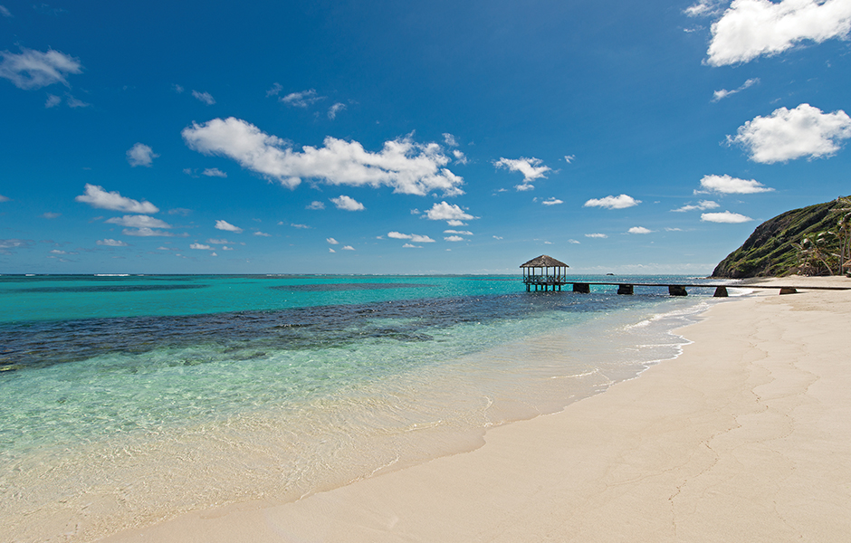 Petit st vincent caribbean beach