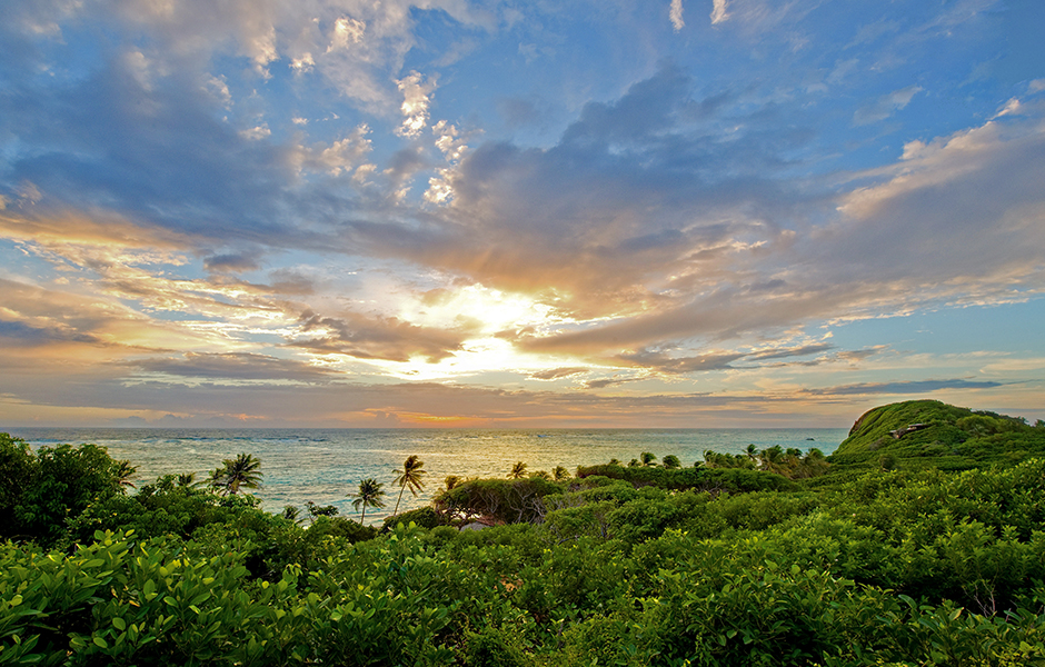 beautiful sunsets at petit st vincent 