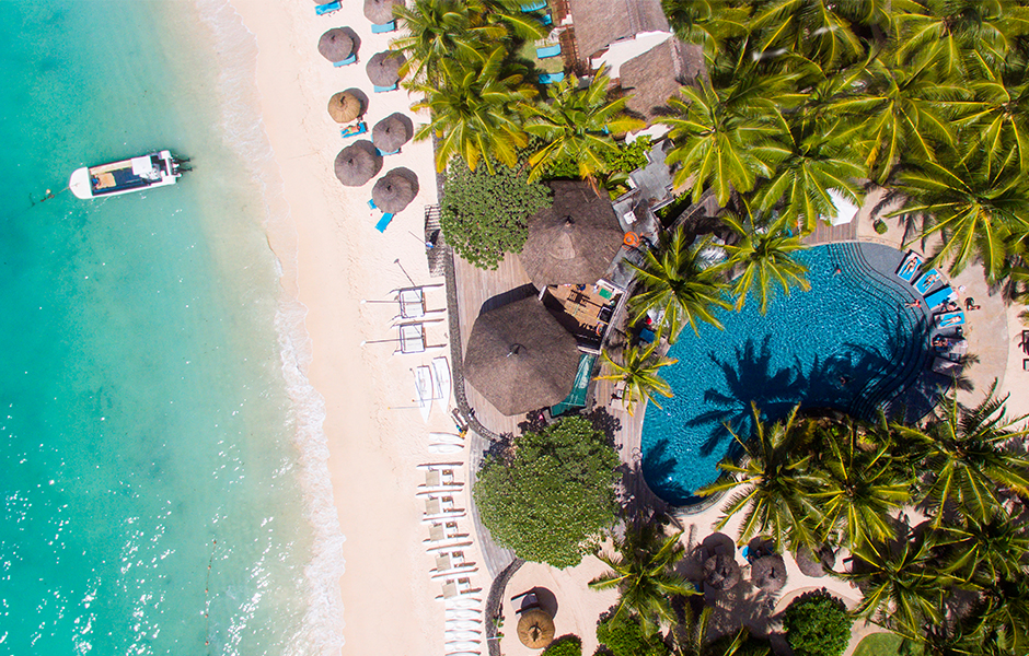 Mauritius constance belle mare plage