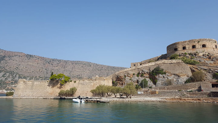 Spinalonga island in Crete, Greece