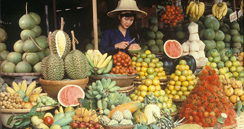 Fruit market in Bangkok