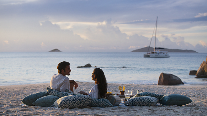 honeymoons in the seychelles at Anse Lazio