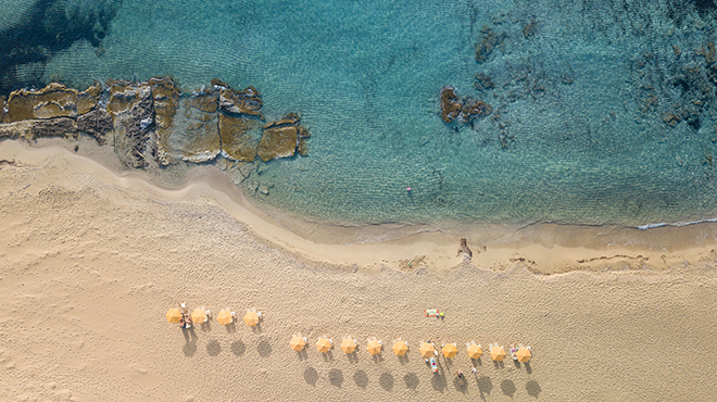 BEACH IN CRETE, GREECE