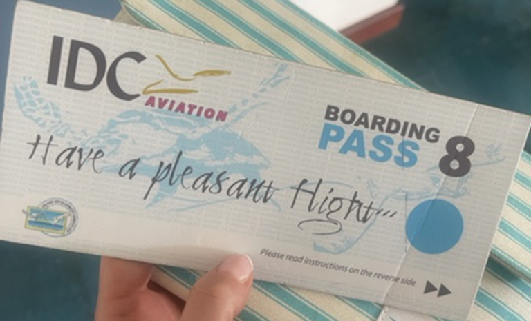 airplane ticket to alphonse island in the seychelles