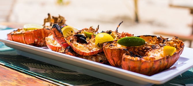 delicious food in Anguilla