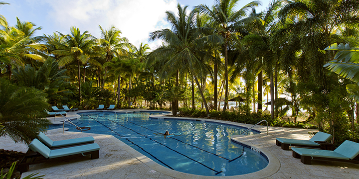 Curtain Bluff Pool Overview