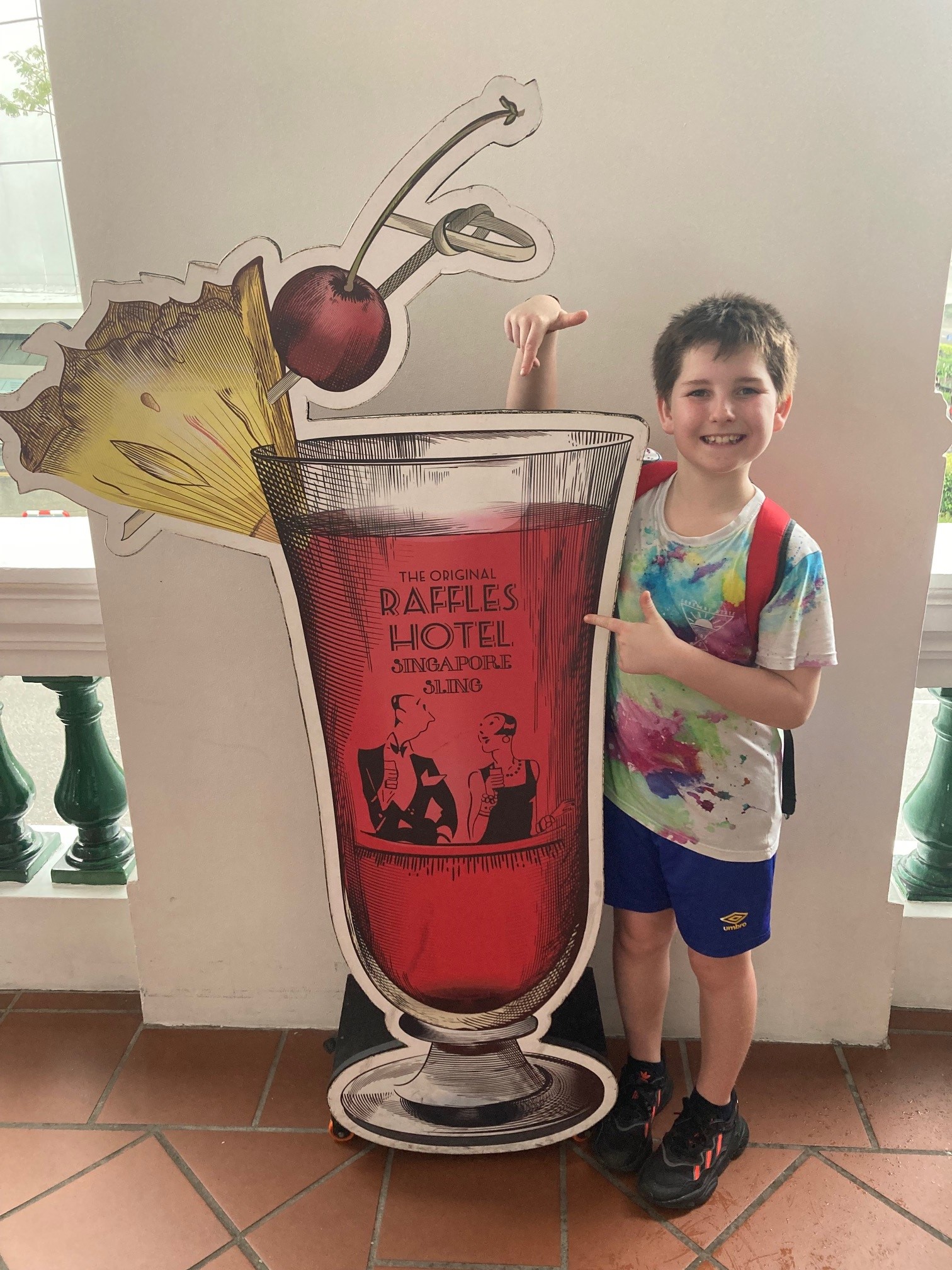 Singapore Sling at Raffles