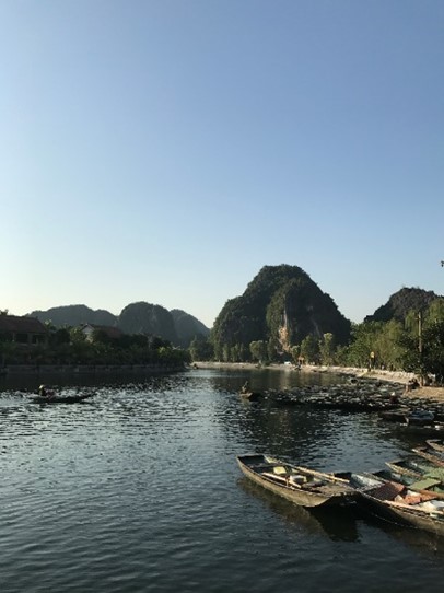 Scenery around Tam Coc in Ninh Binh 