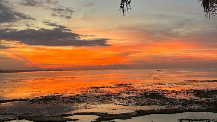 sunset in bali