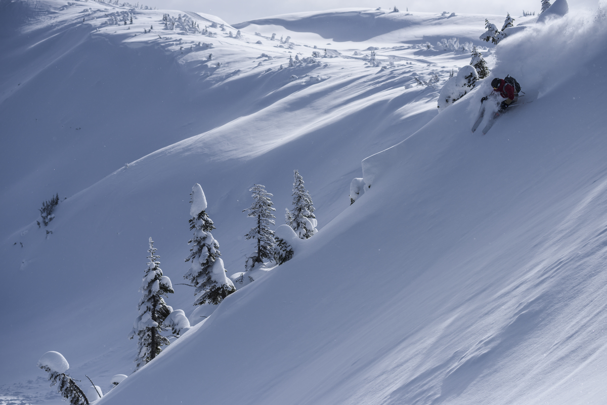 Fresh powder turns in British Columbia
