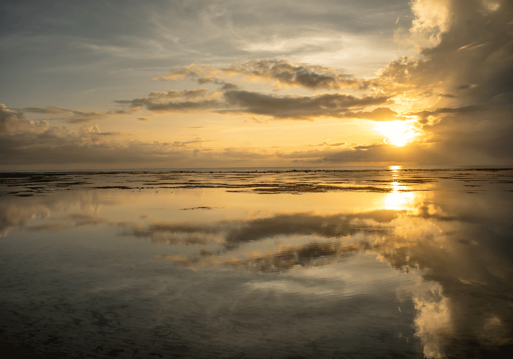 Sunset at Ocean Spa Lodge on the Kenya Coast