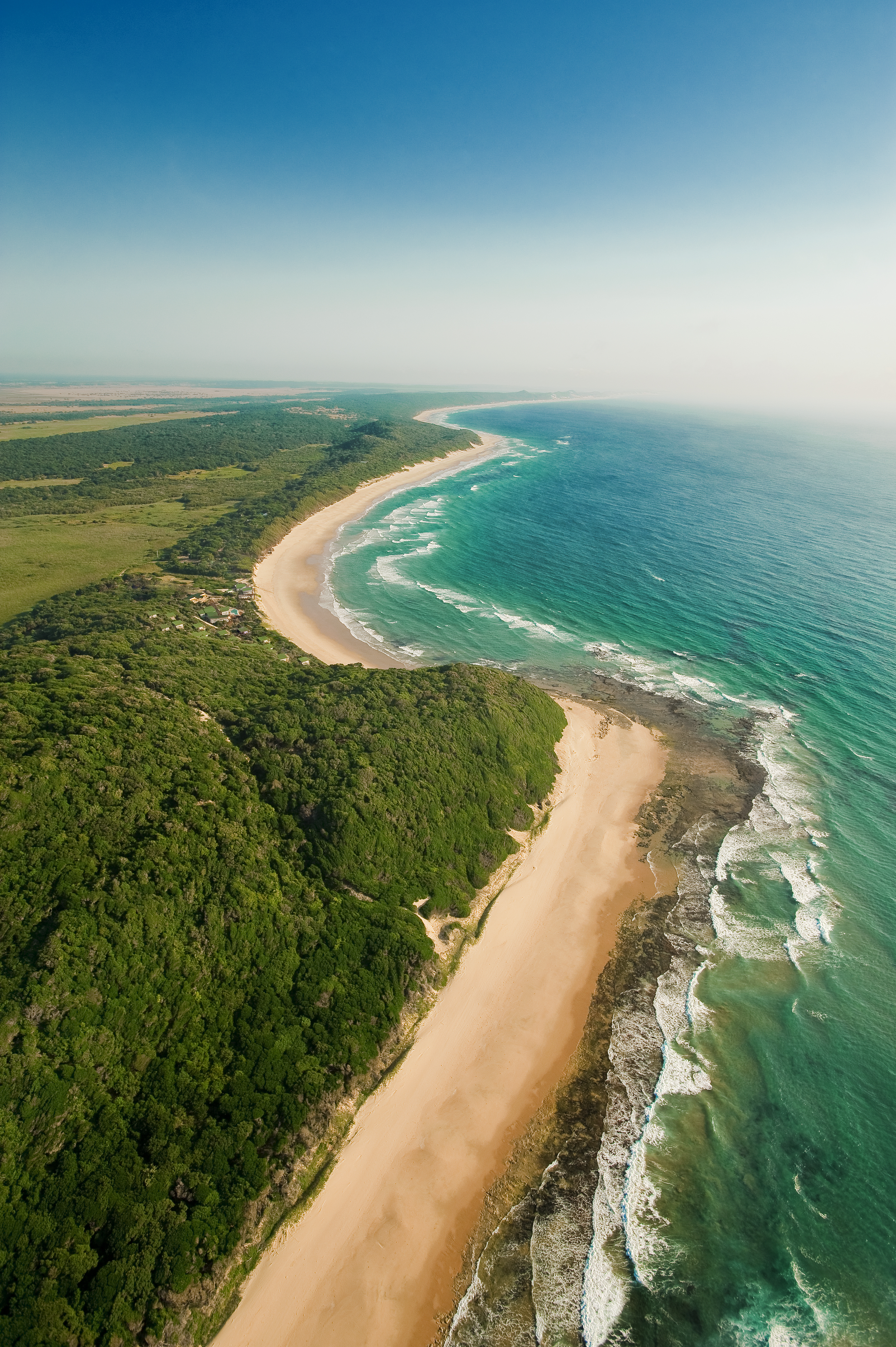 Aerial view of Mozambique Coast