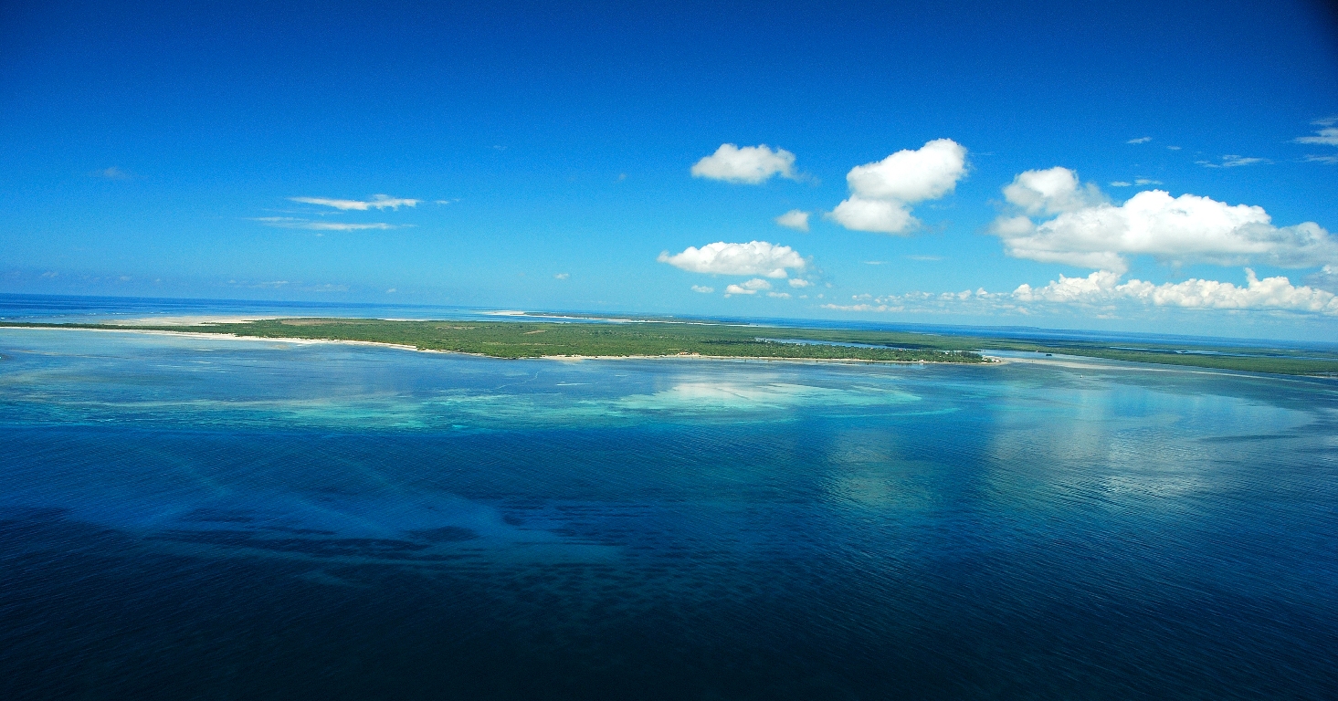 Aerial view of Ibo Island