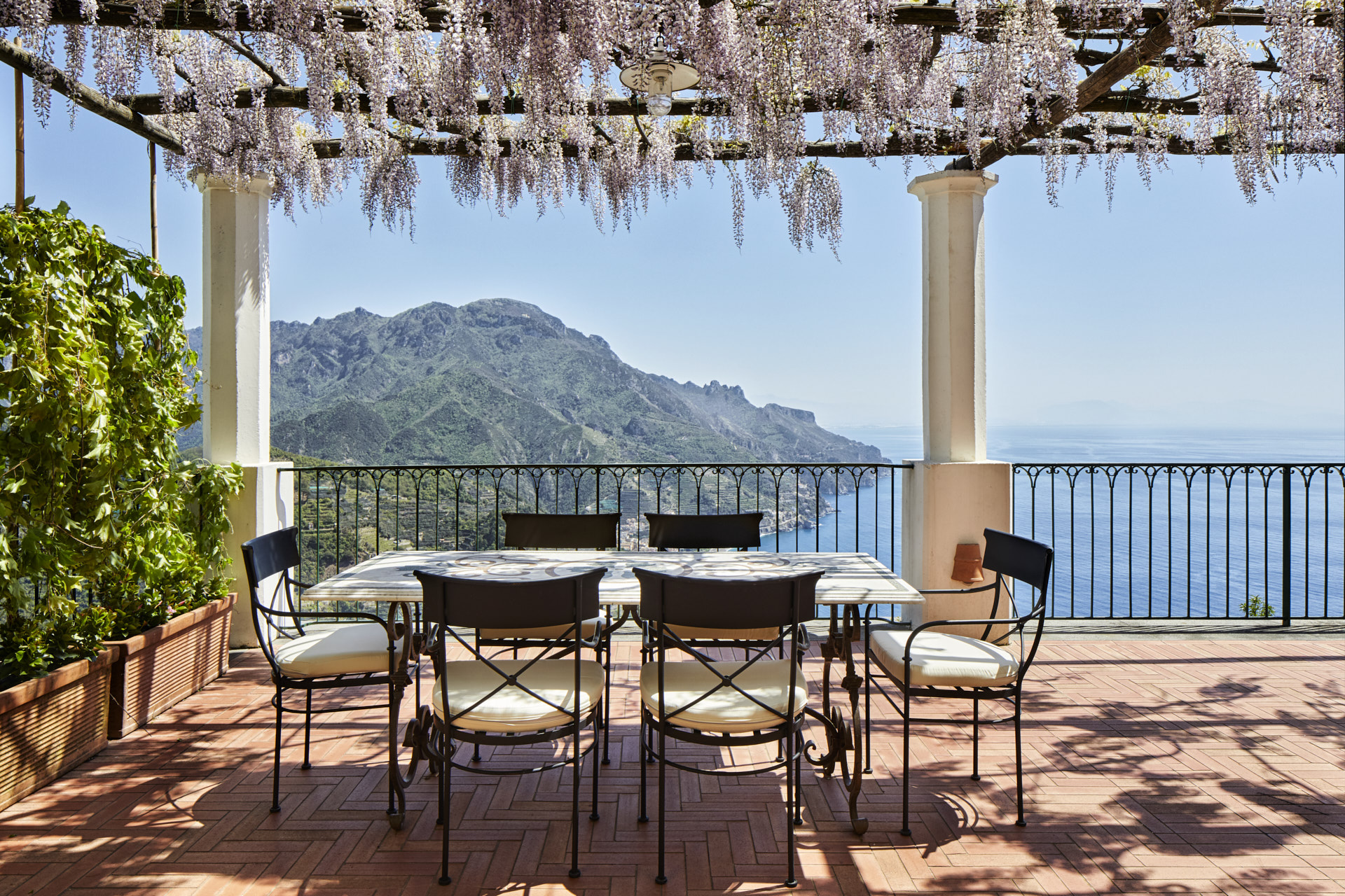 The Belvedere Suite Terrace at Palazzo Avino