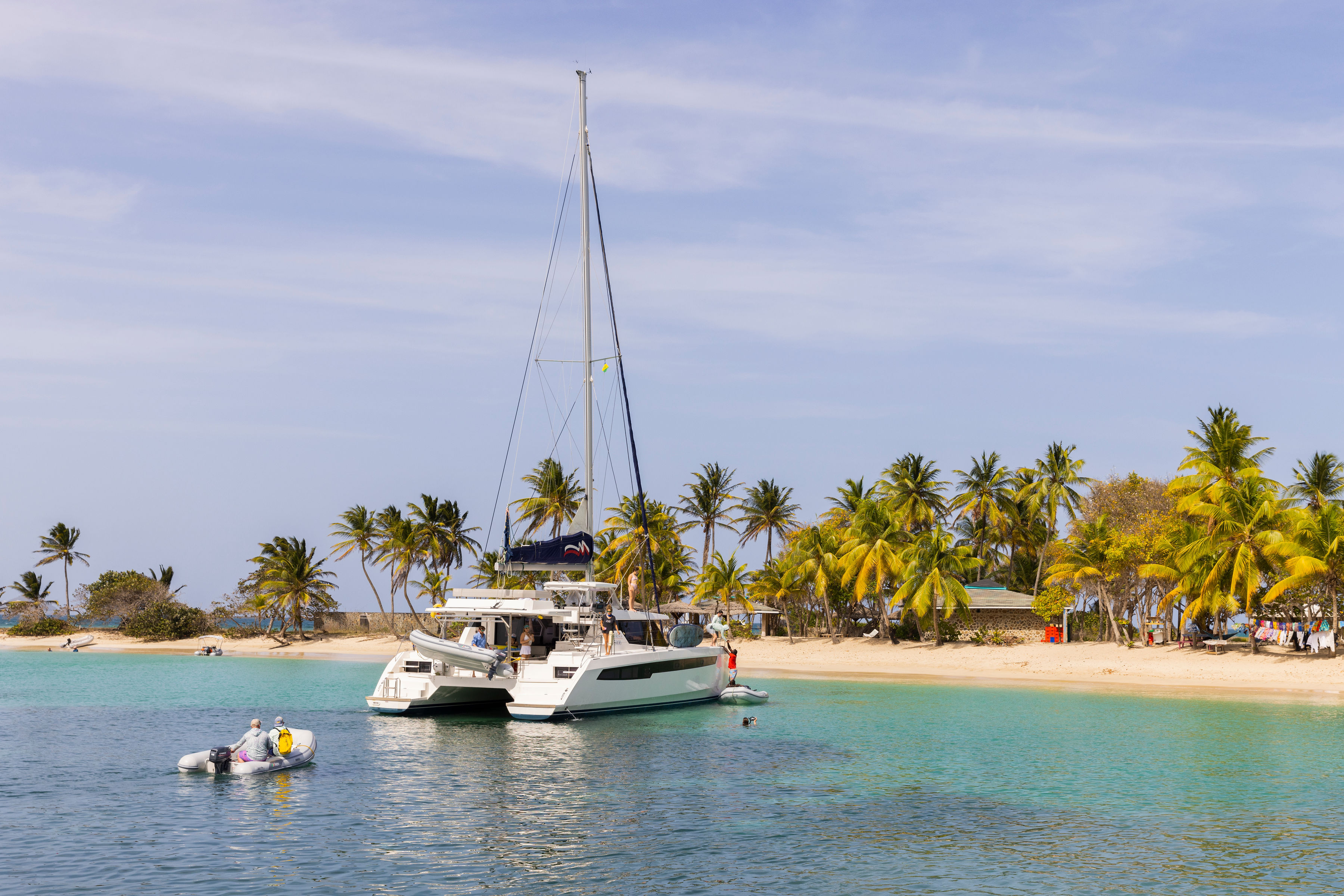 sailing boat in the grenadines