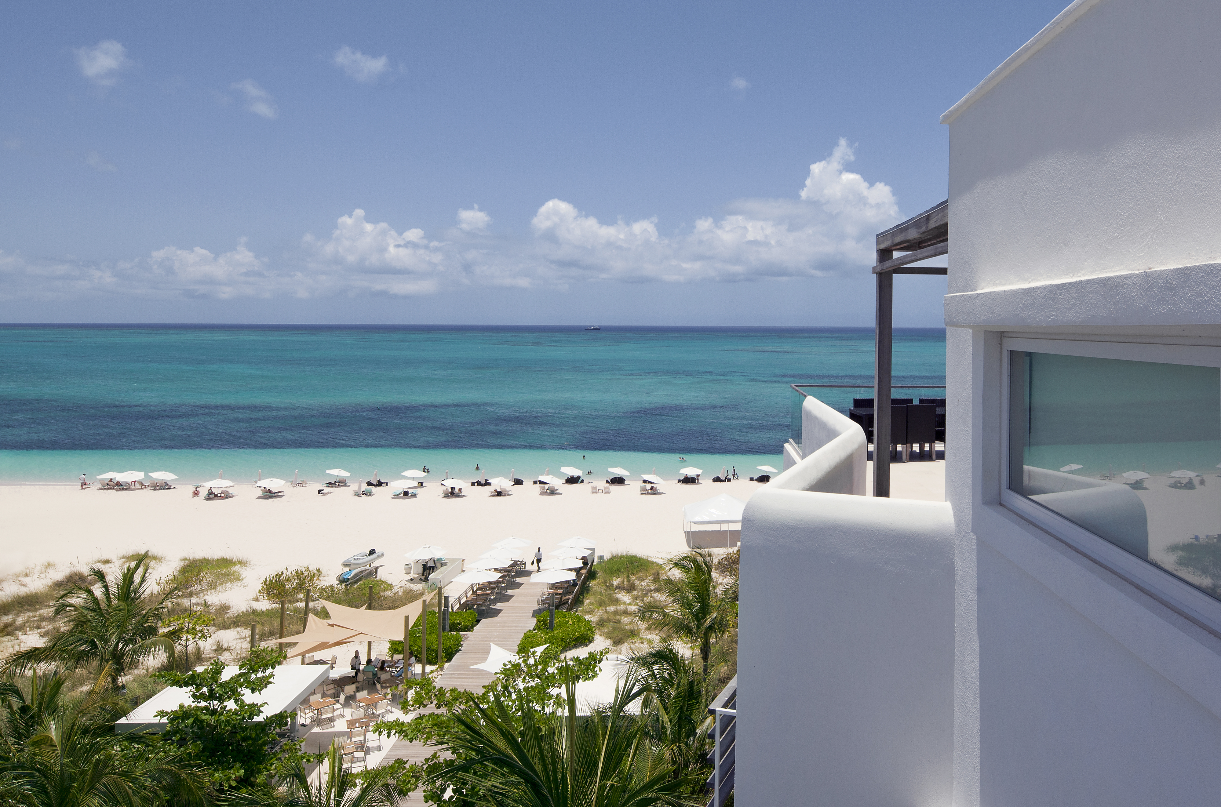 Gansevoort view from the penthouse of the beach and ocean