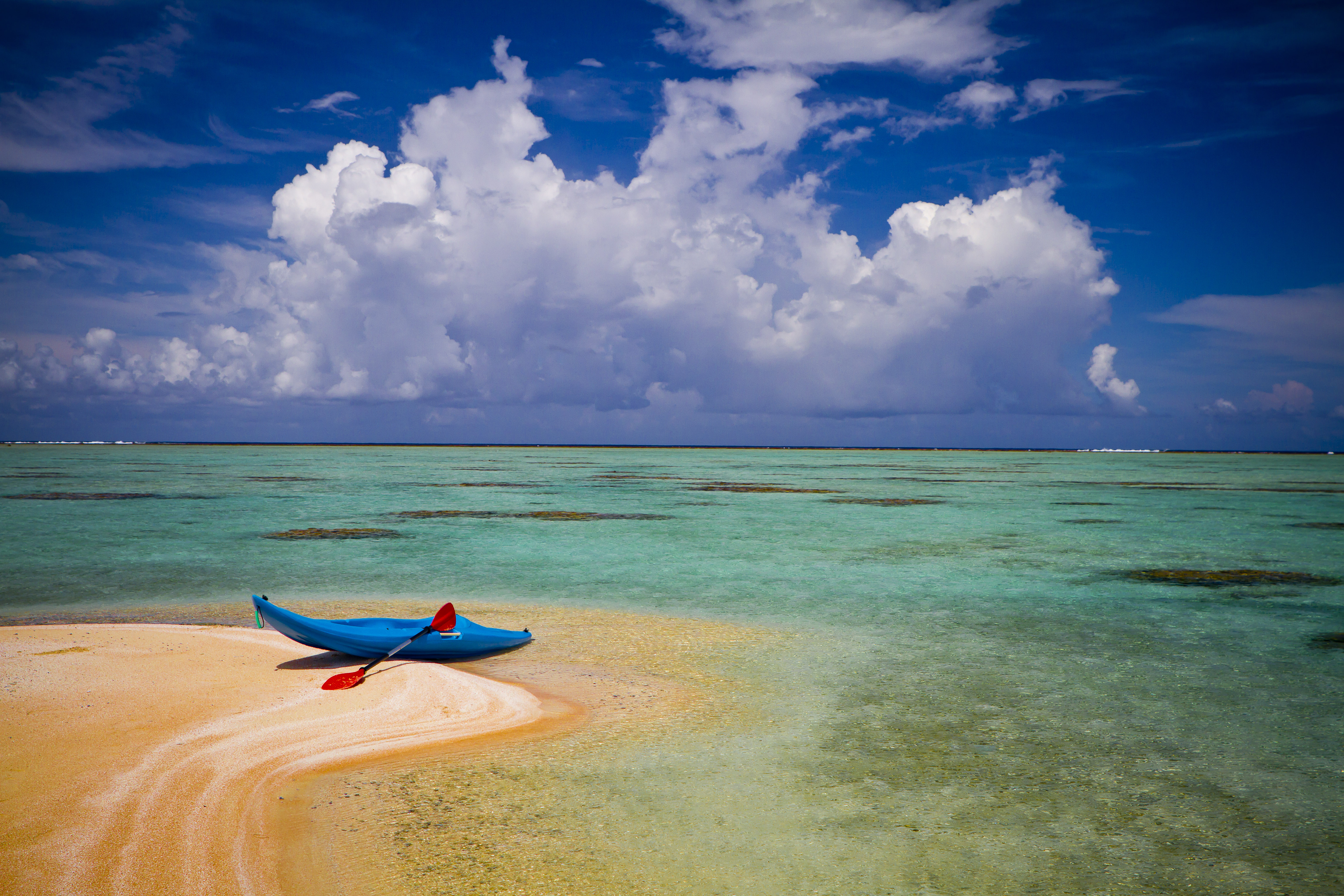 Kayak on the beach
