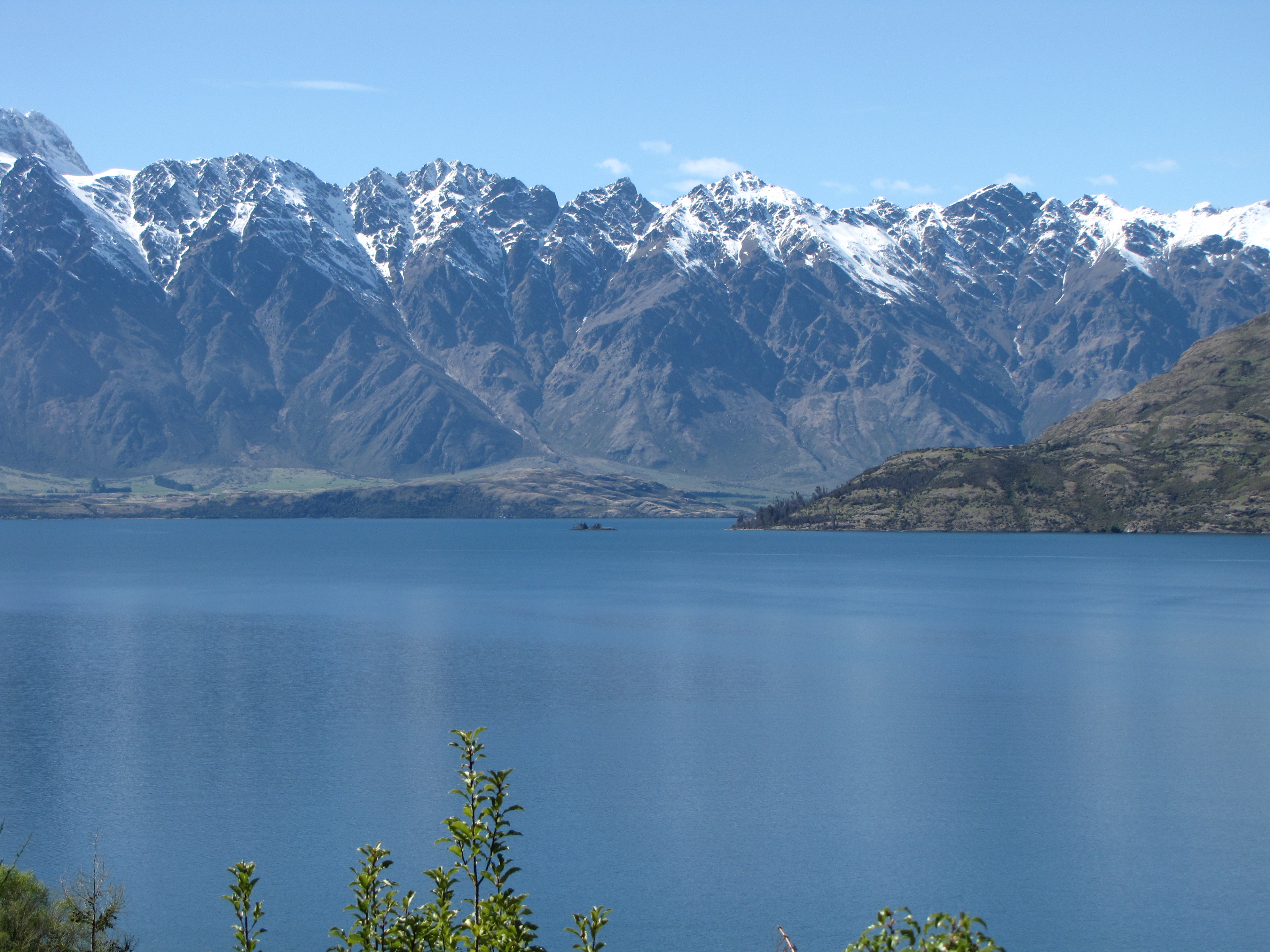 Stunning mountains and lake at Matakauri Lodge, Queenstown