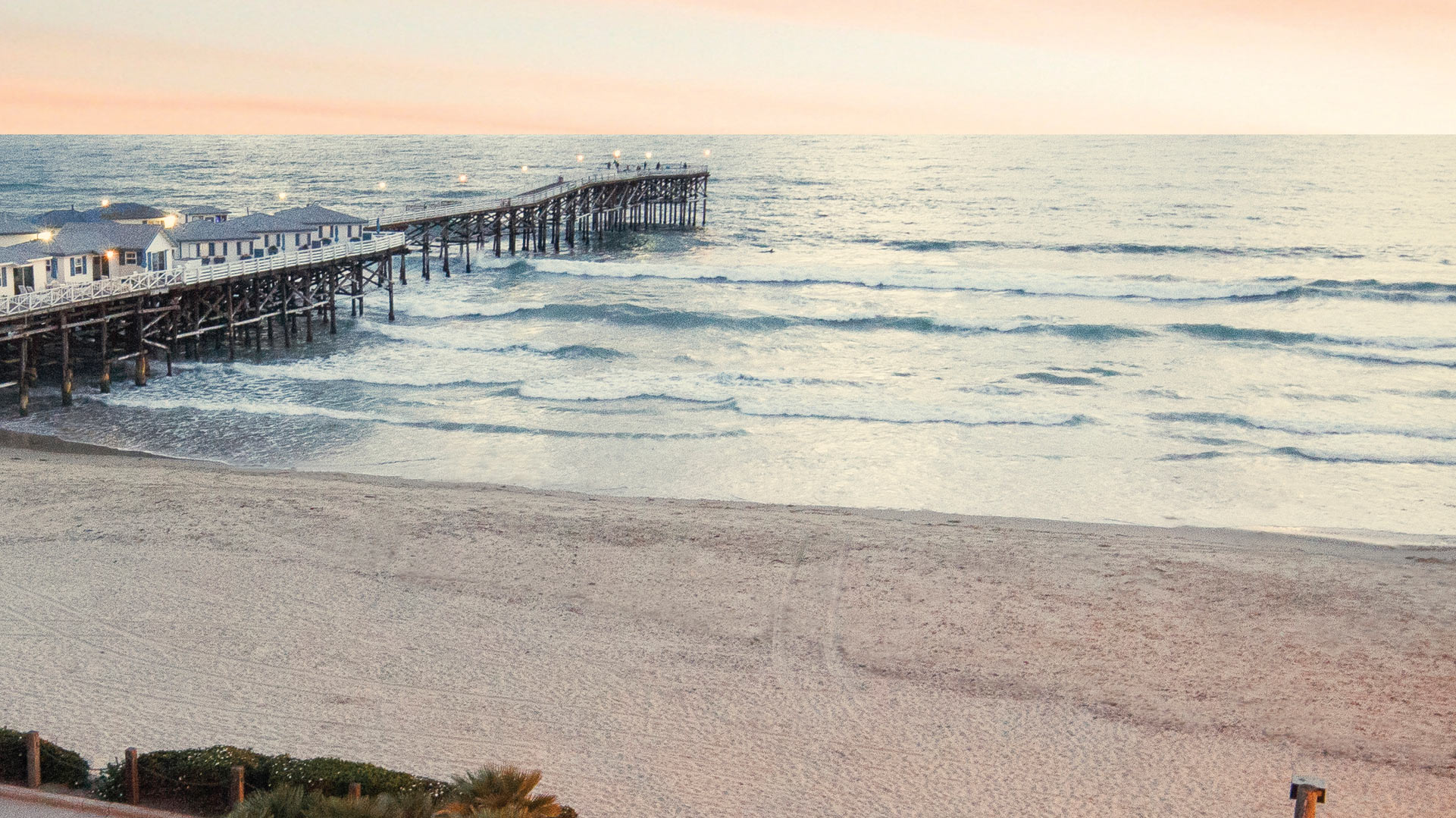 San Diego pier in California