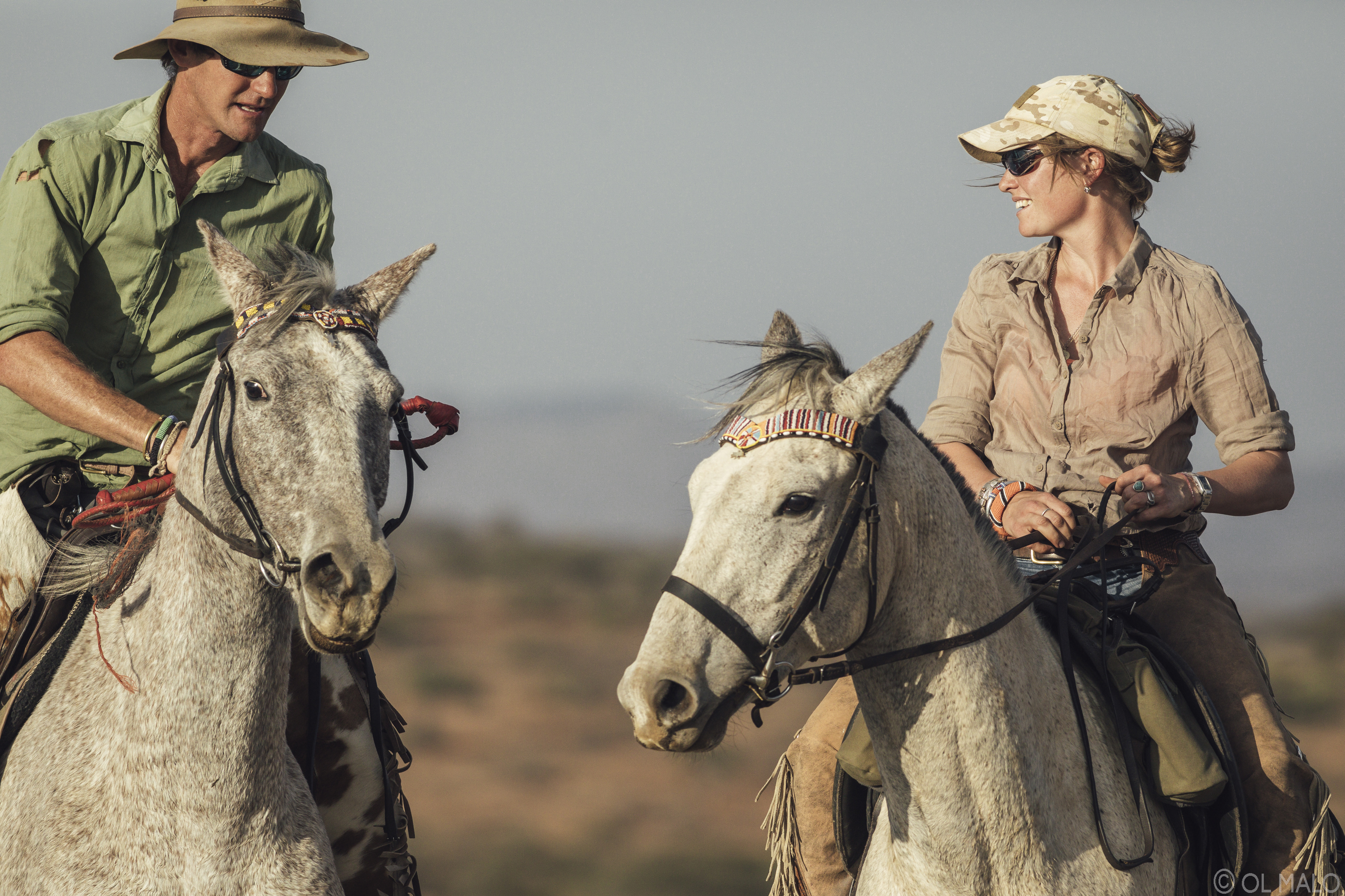 Horse safari from ol Malo