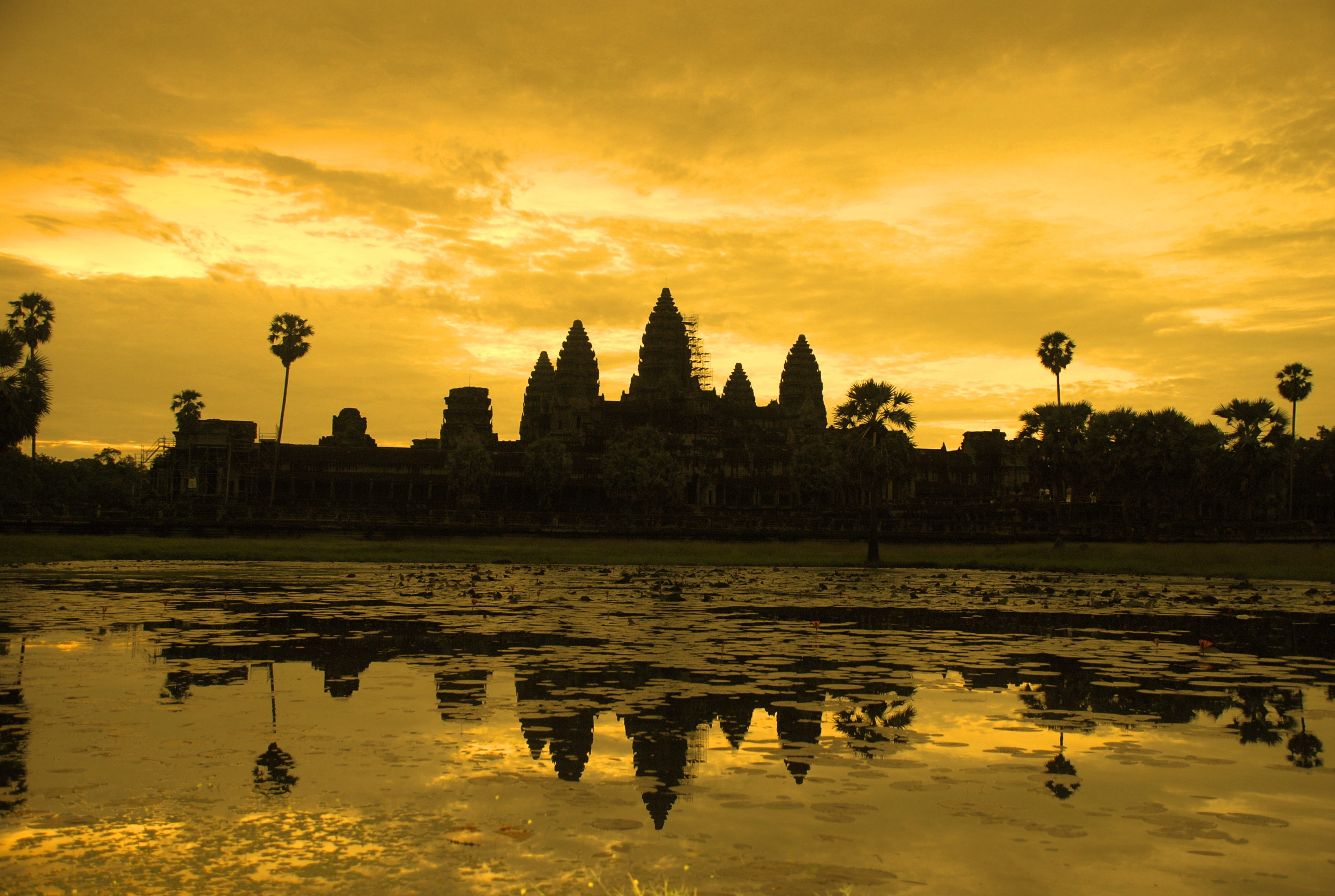 Angkor Wat at Sunrise in Siem Reap