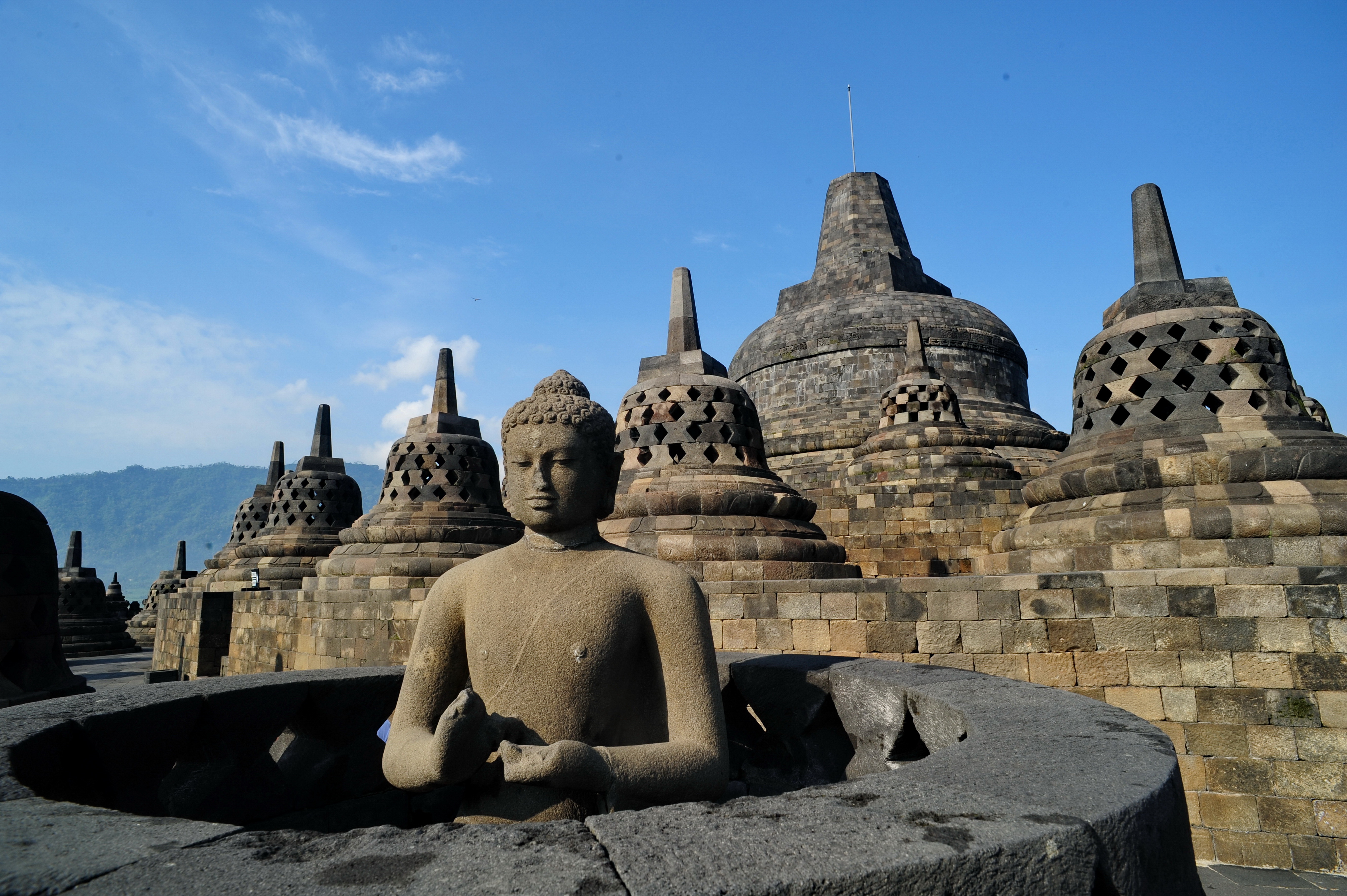Borobudur Temple in Indonesia, Java